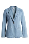 VERO MODA MAGNOLIA ONE-BUTTON DENIM BLAZER