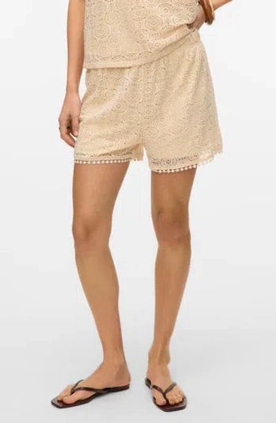 Vero Moda Maya Lace Shorts In Multi