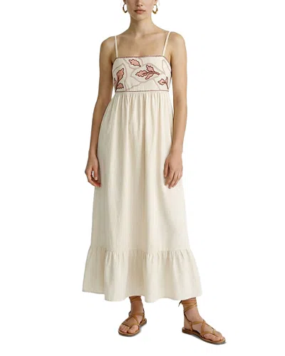 Vero Moda Mjamila Empire Waist Dress In Neutral