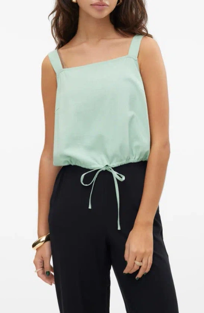 Vero Moda Mymilo Drawstring Hem Camisole In Green