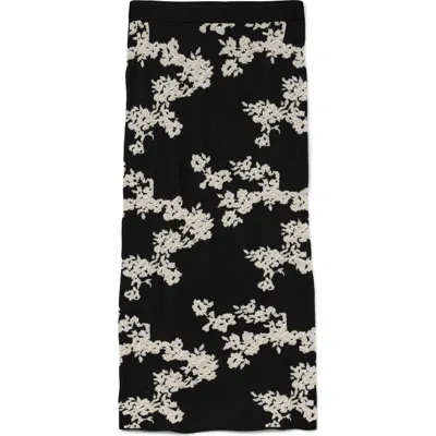 Vero Moda Nancy Floral Sweater Skirt In Multi