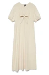 Vero Moda Nethe Tie Front Empire Waist Maxi Dress