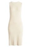 Vero Moda Newlexsun Rib Sleeveless Sweater Dress In Birch