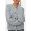 Vero Moda Novah Cardigan In Gray