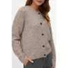 Vero Moda Novah Cardigan In Gray