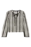 Vero Moda Long Sleeve Crochet Lace Top