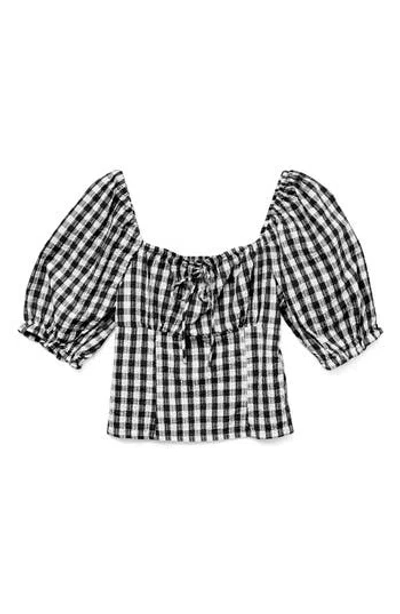 Vero Moda Othea Puff Sleeve Top In Multi