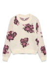 Vero Moda Poilu Flower Crewneck Sweater
