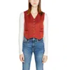 Vero Moda Red Polyester Vest In Red