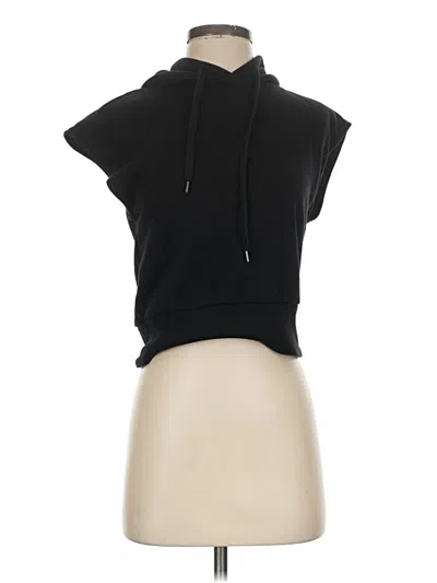 Pre-owned Vero Moda Pullover Hoodie In Black