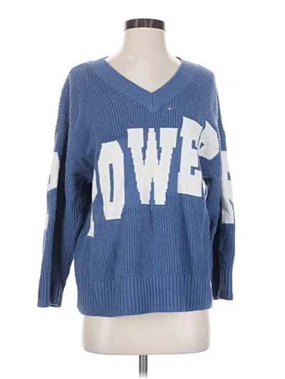 Pre-owned Vero Moda Pullover Sweater In Blue