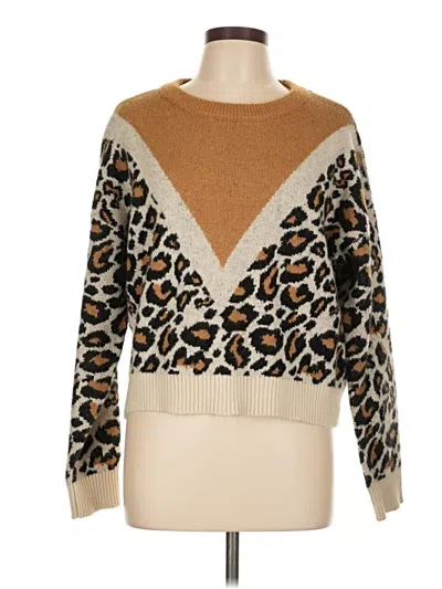 Pre-owned Vero Moda Pullover Sweater In Brown