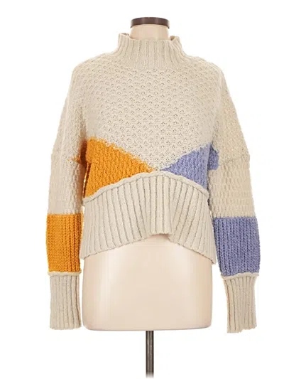 Pre-owned Vero Moda Pullover Sweater In Brown