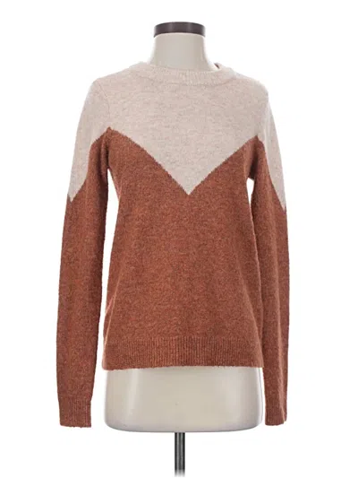 Pre-owned Vero Moda Pullover Sweater In Brown