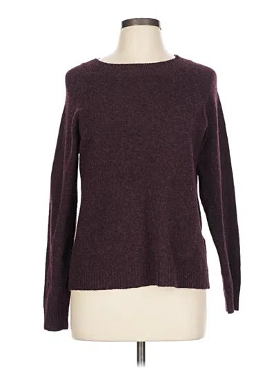Pre-owned Vero Moda Pullover Sweater In Burgundy