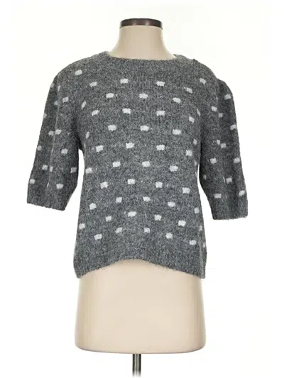 Pre-owned Vero Moda Pullover Sweater In Gray