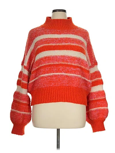Pre-owned Vero Moda Pullover Sweater In Orange