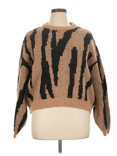 Pre-owned Vero Moda Pullover Sweater In Tan