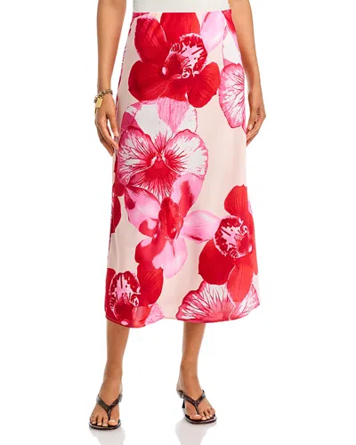 Vero Moda Reba Slip Skirt In Multi
