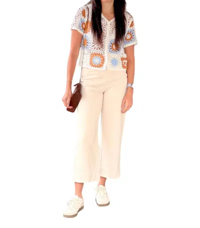Vero Moda Rebecca Pants In Ecru In Beige