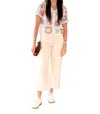 Vero Moda Rebecca Pants In Ecru In White