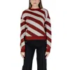 Vero Moda Bordeaux Recycled Polyester Sweater In Blue