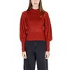 Vero Moda Woman Sweater Orange Size Xl Acrylic