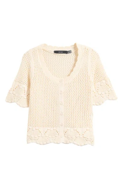 Vero Moda Sandia Open Stitch Organic Cotton Blend Cardigan
