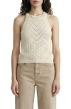 Vero Moda Sapphire Sands Openwork Tank In Neutral