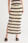 Vero Moda Sardina Stripe Sweater Skirt