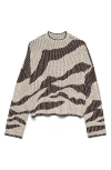Vero Moda Scorpio Jacquard Pullover Sweater In Multi