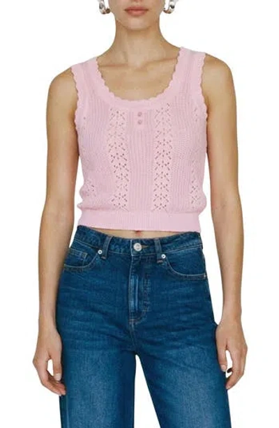 Vero Moda Secret Sands Knit Tank In Pink