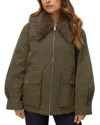 Vero Moda Seoul Water Resistant Jacket In Green