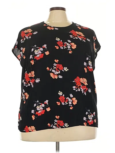 Pre-owned Vero Moda Short Sleeve Blouse In Black