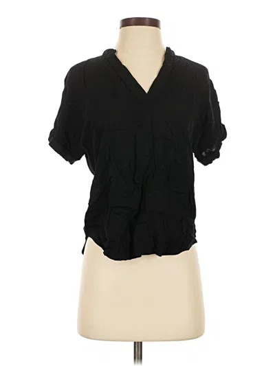 Pre-owned Vero Moda Short Sleeve Blouse In Black
