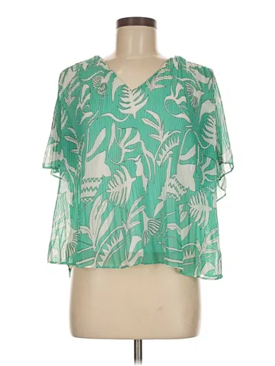 Pre-owned Vero Moda Short Sleeve Blouse In Green