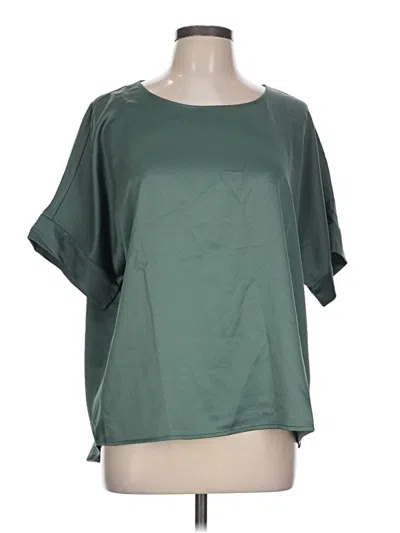 Vero Moda Short Sleeve Blouse In Green