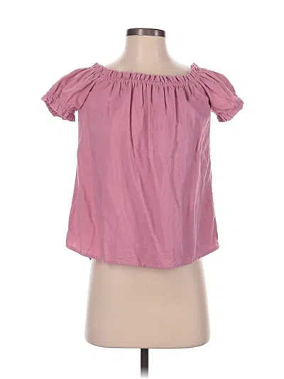 Pre-owned Vero Moda Short Sleeve Blouse In Pink