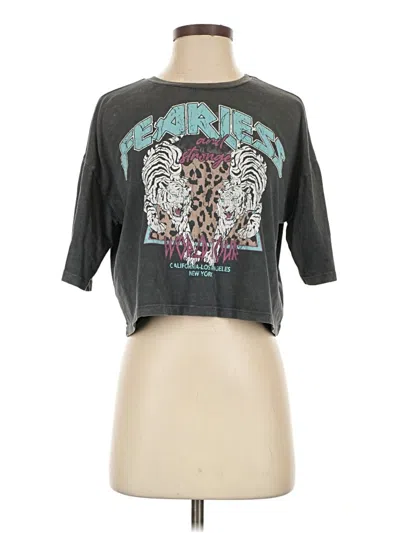 Pre-owned Vero Moda Short Sleeve T-shirt In Gray