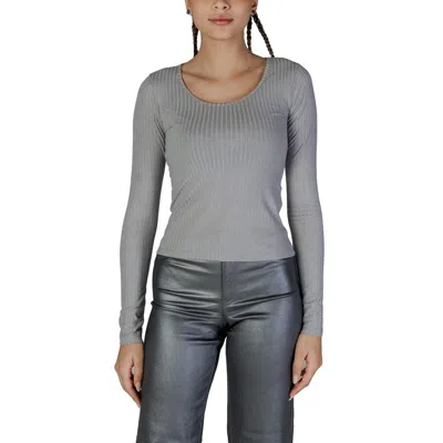 Vero Moda Polyester Polyester Tops & Women's T-shirt In Silver