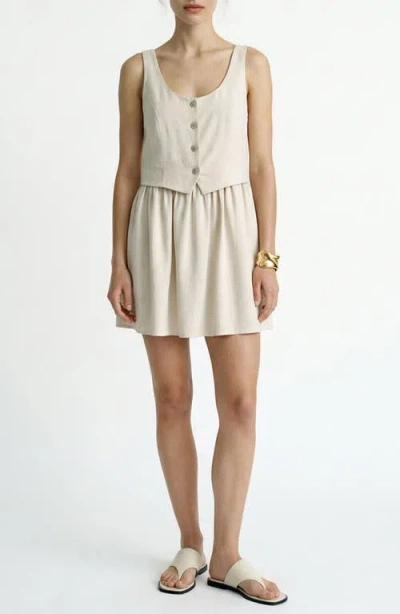 Vero Moda Sisse Sleeveless Dress In Neutral