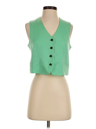 Pre-owned Vero Moda Sleeveless Blouse In Green