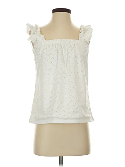 Pre-owned Vero Moda Sleeveless Blouse In Ivory