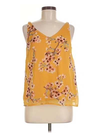 Pre-owned Vero Moda Sleeveless Blouse In Yellow