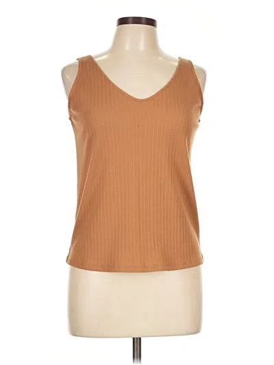 Pre-owned Vero Moda Sleeveless Top Brown V-neck Tops