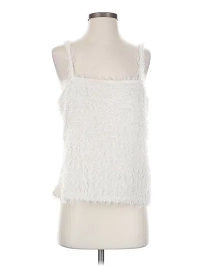 Pre-owned Vero Moda Sleeveless Top Ivory Square Neckline Tops