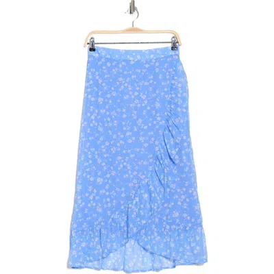 Vero Moda Smilla Ruffle Wrap Skirt In Provence Aop Sissy