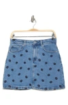 Vero Moda Solveig Embroidered Denim Miniskirt