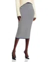 Vero Moda Striped Knit Skirt In Navy Blaze
