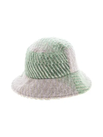 Pre-owned Vero Moda Sun Hat In Green